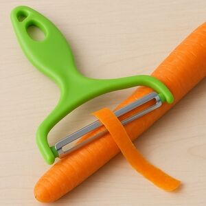 Stainless Steel Vegetable & Fruit Peeler – Easy Grip Y-Shape